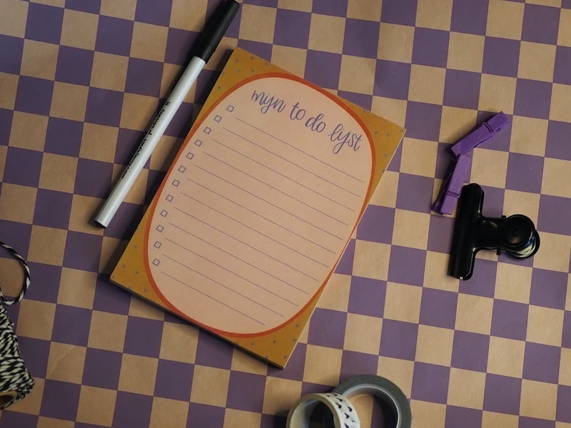 Notebook - My to do listen