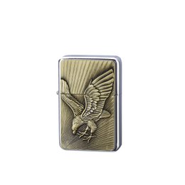 Présentoir de 12 briquets windproof eagle et bike