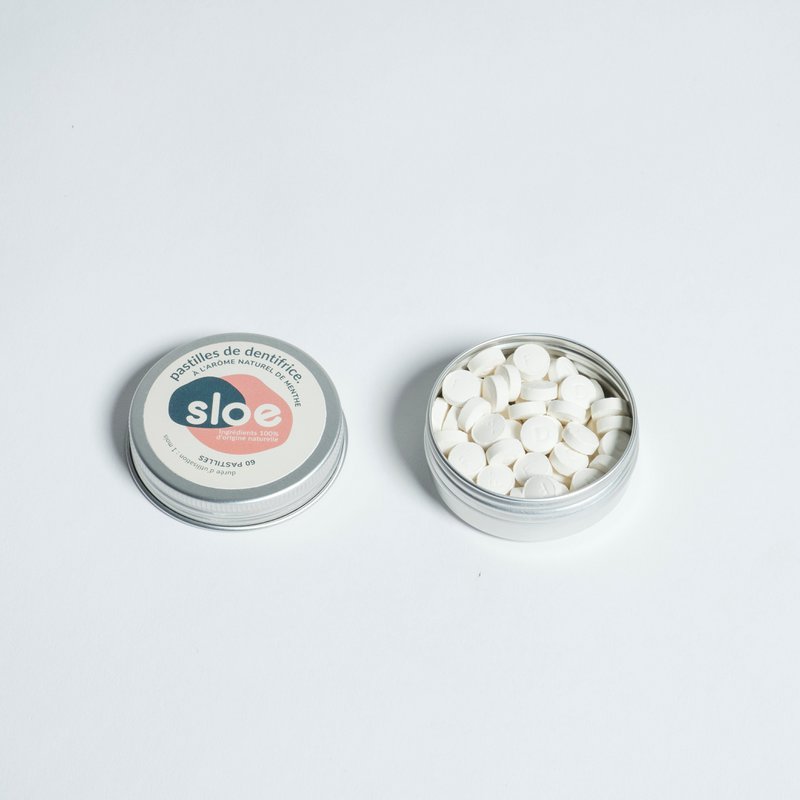 Solide en pastilles Zahnpasta / Feste Zahnpasta - Tabletten
