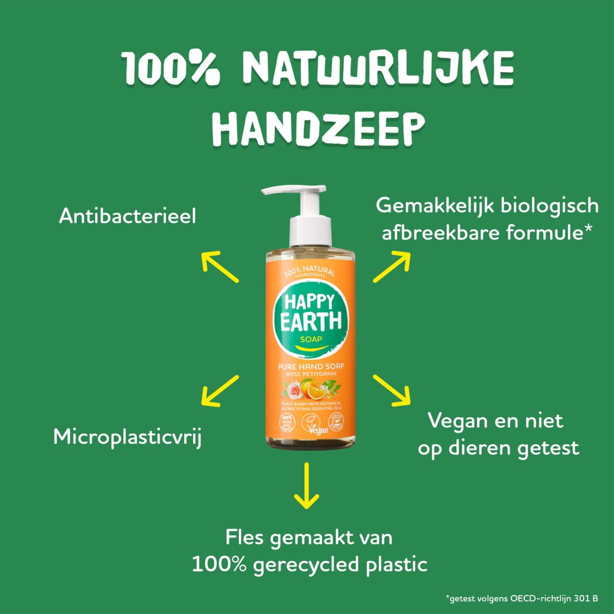 Natuurlijke Handzeep Rose Petitgrain