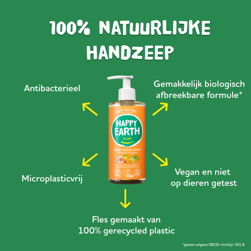 Natuurlijke Handzeep Rose Petitgrain