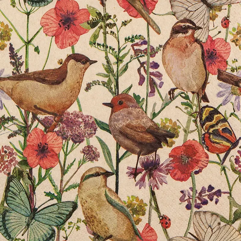 Servietten Birds in Spring eco