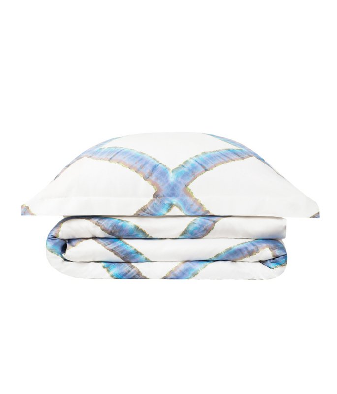 Set biancheria da letto in rasatello Batik Ocean Square