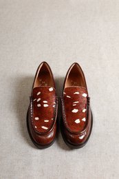 PARSON CHESNUT - Loafers van lakleer met Bambi-print