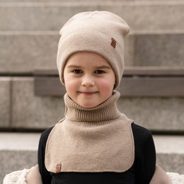 Calentador de cuello Dickie para niños de punto de merino y cachemira