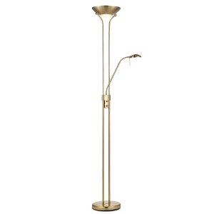 Home Sweet Home LED floor lamp with reading lamp - Gold