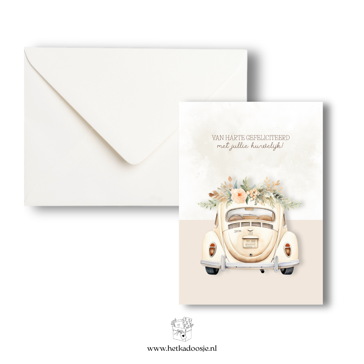 Voiture de mariage - félicitations