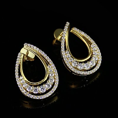 Øreringe Elipse Gold