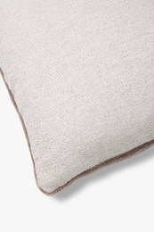 Fodera per cuscino decorativo di lusso in mohair Amy melanzana 50x50 cm