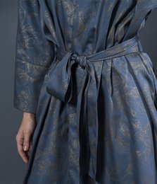 Bathrobe kimono Rose Line