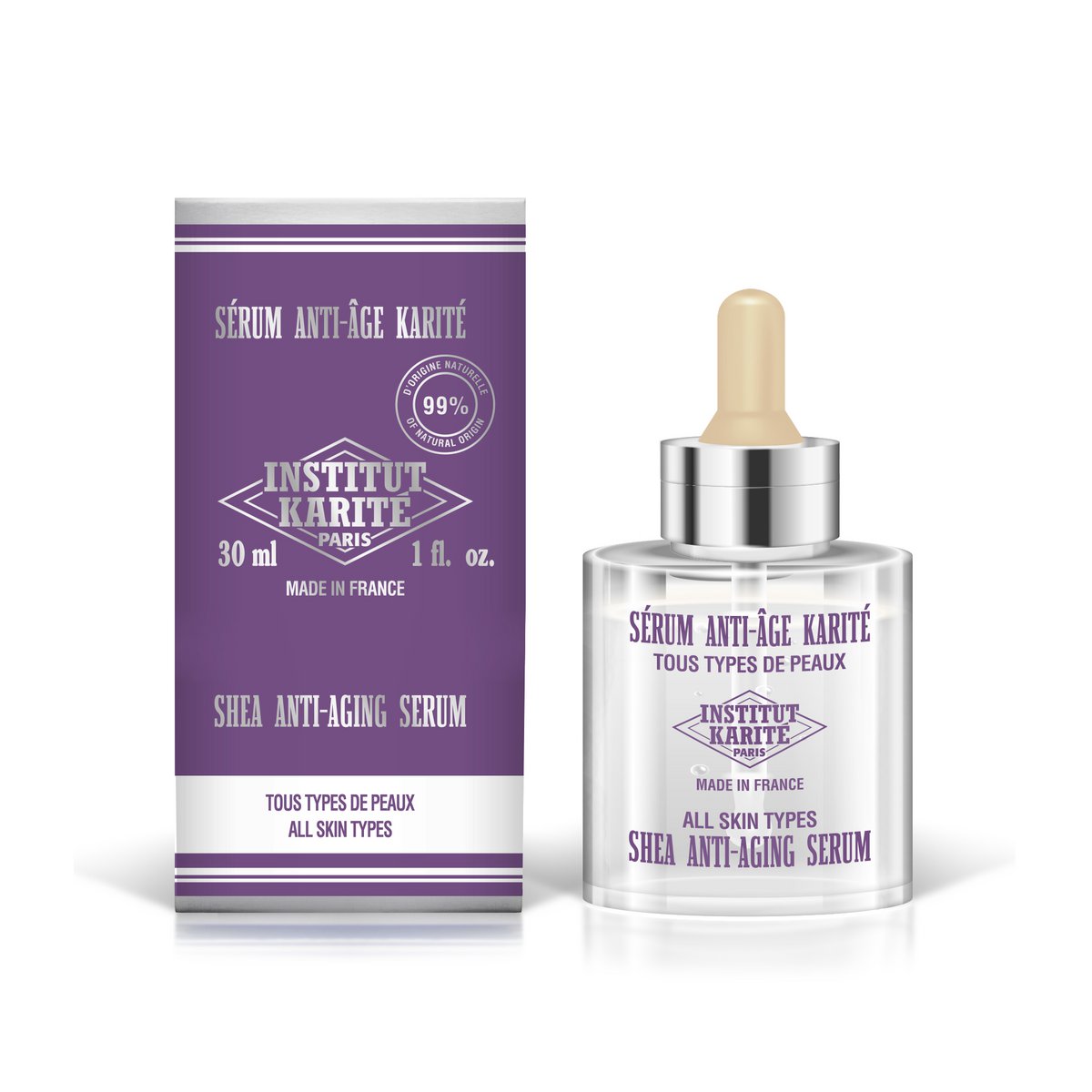 Shea Anti-Aging Serum - Alle hudtyper 30 mL - Bomuldssky