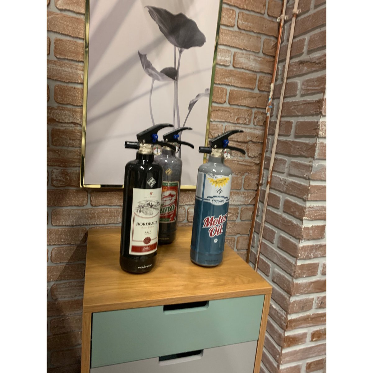 Extintor de incendios de diseño de aceite de motor FA1848