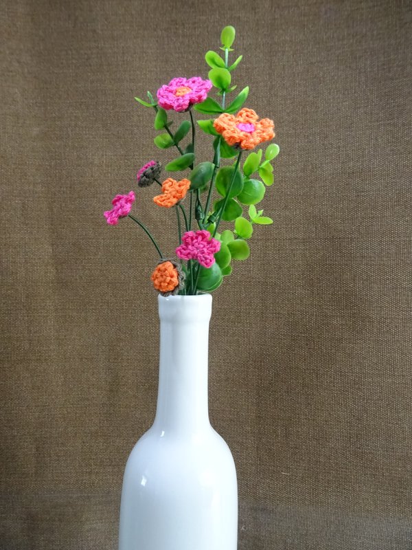 Bouquet Rose/Orange Vert