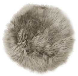 Housse de siège classique en peau de mouton_Taupe