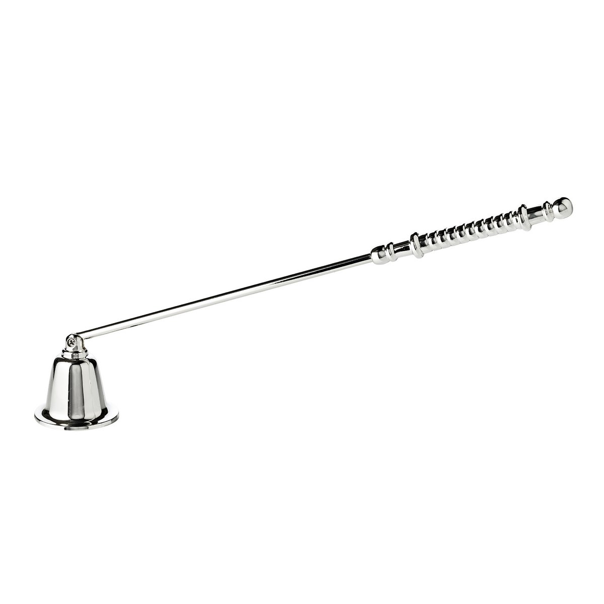 EDZARD candle extinguisher Flame killer Swing, noble silver-plated, tarnish-protected, length 26 cm