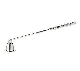 EDZARD candle extinguisher Flame killer Swing, noble silver-plated, tarnish-protected, length 26 cm