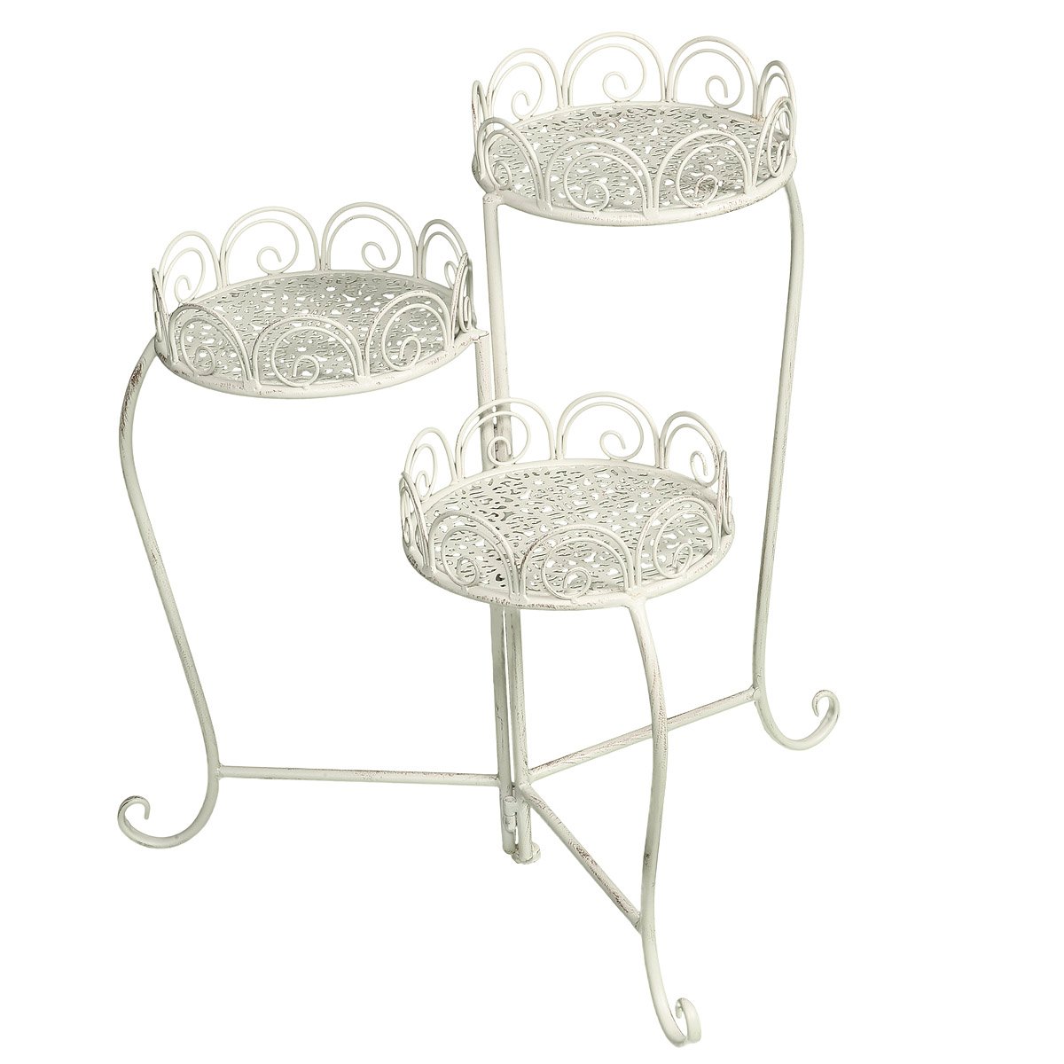 3 supporti per fiori - pieghevoli