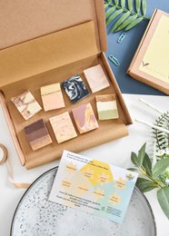 Soap Sampler Gift Set | 8 x 25g Mini Travel Soaps | Natural Handcrafted Letterbox Gift | Vegan, Plastic-Free Skincare