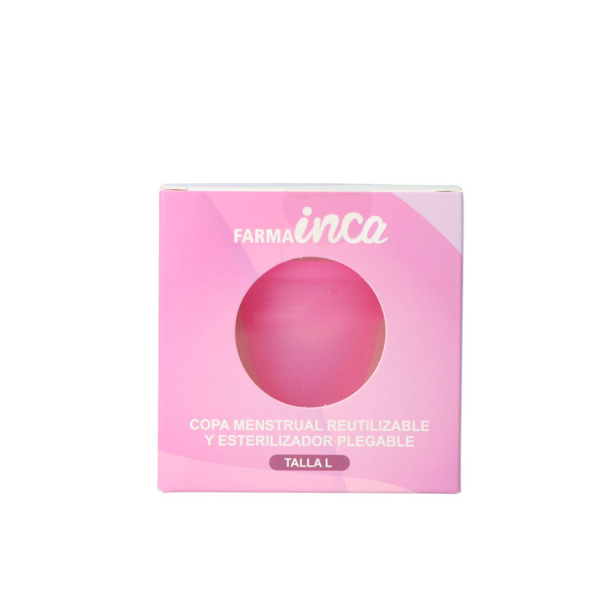 Inca Hair Bio-Menstruationstasse mit Tragetasche und Sterilisator – Größen S-M-L