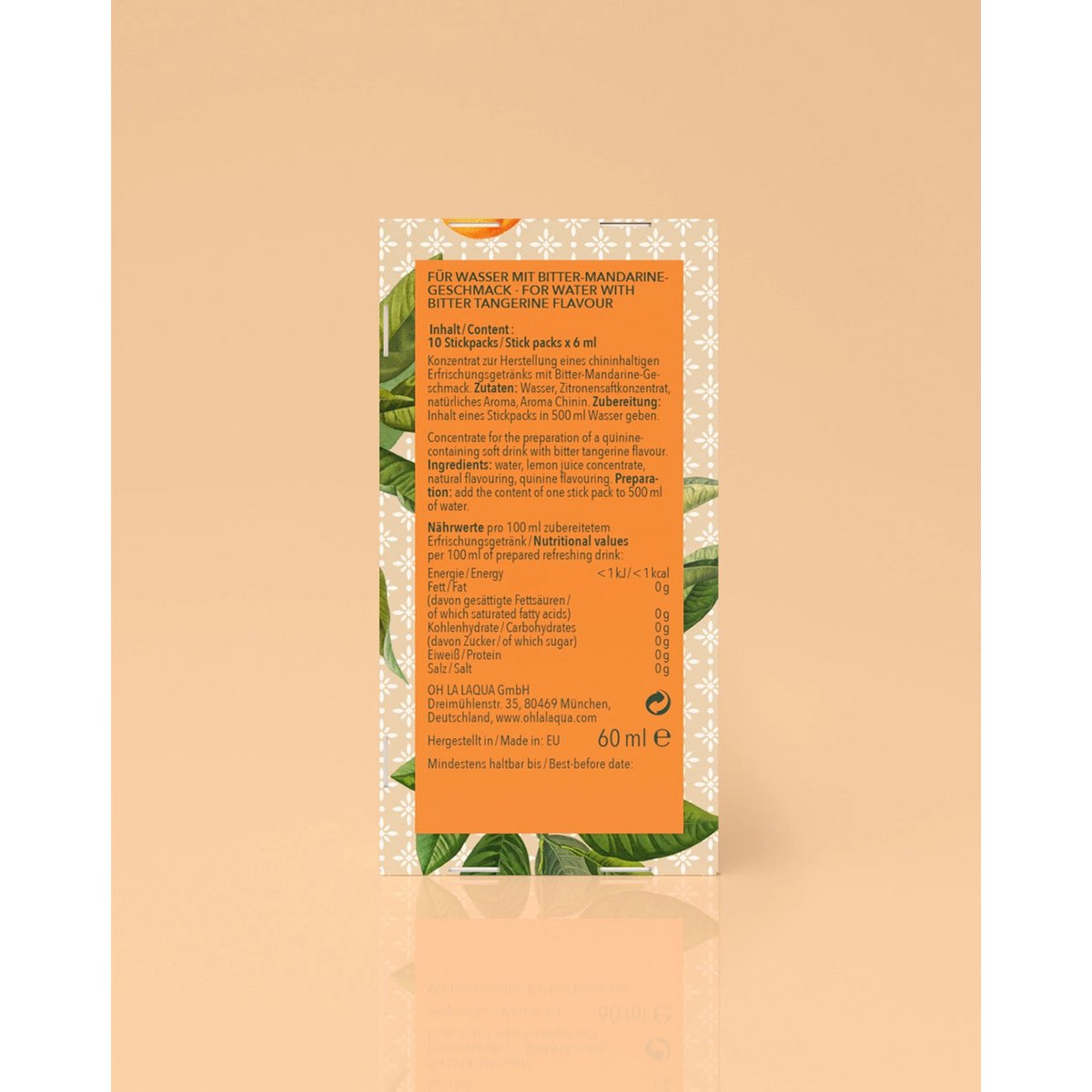 BITTER TANGERINE (MANDARINE) • For flavored water