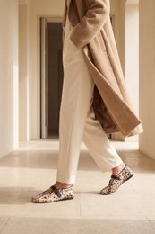 LIZA COW PRINT – Hair-On-Leder-Mary-Jane-Ballerinas
