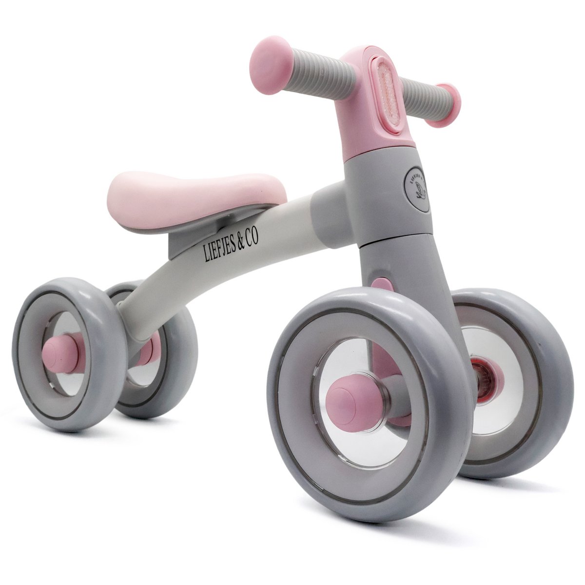 Liefjes & Co Woom Balance Bike / Tricycle from 1 Year Green - Pink