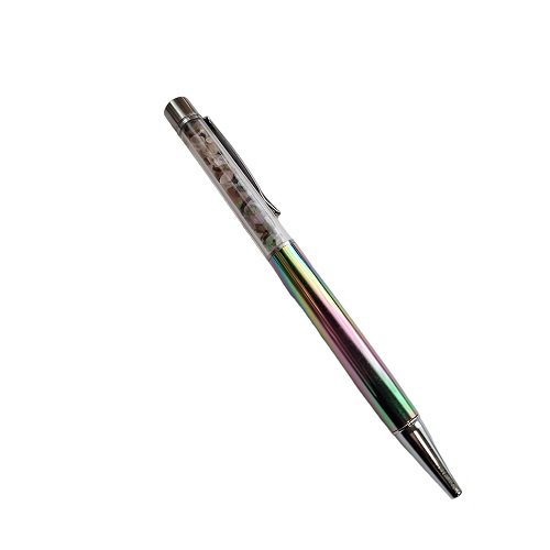 Pen met een mix van stenen