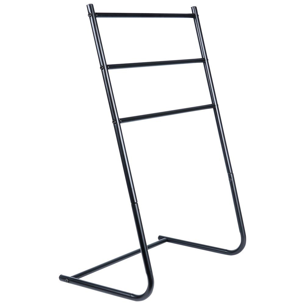 Towel Stand Metal Black