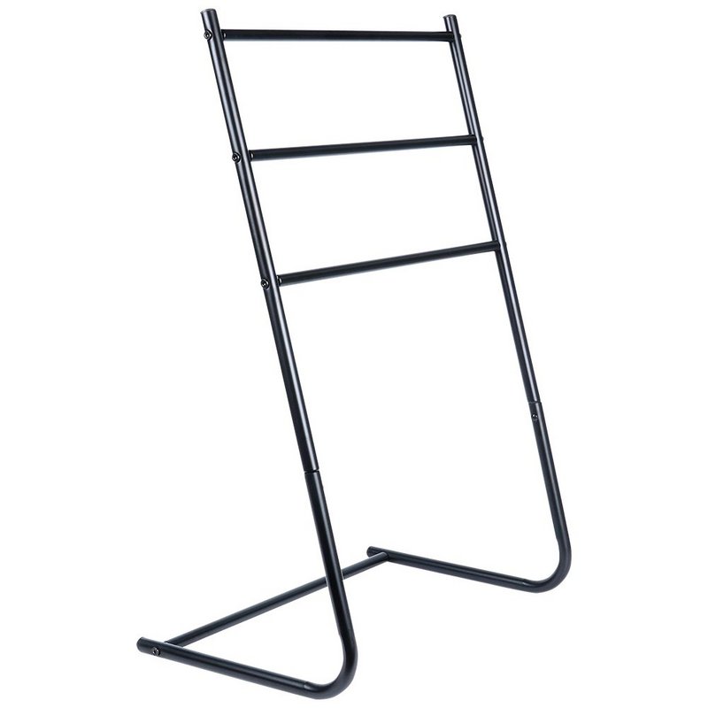 Towel Stand Metal Black