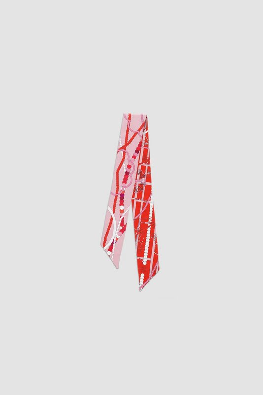 Double ribbon “the red jewelry box”