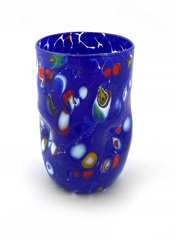 Bellini Lunettes en verre Murano, fabriqué sur l'île de Murano, Blow and Handmade by Masters Glass - Special Edition - 400 ml.