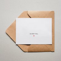 Postkarte "Du bist toll ❤️"