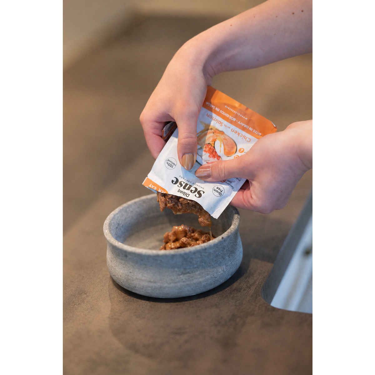 DIBAQ SENSE Katzen Happen in Soße Huhn mit Lachs 100g