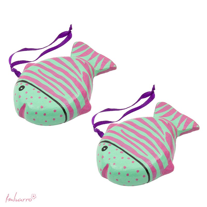 Vis Molly Aqua, set of 2