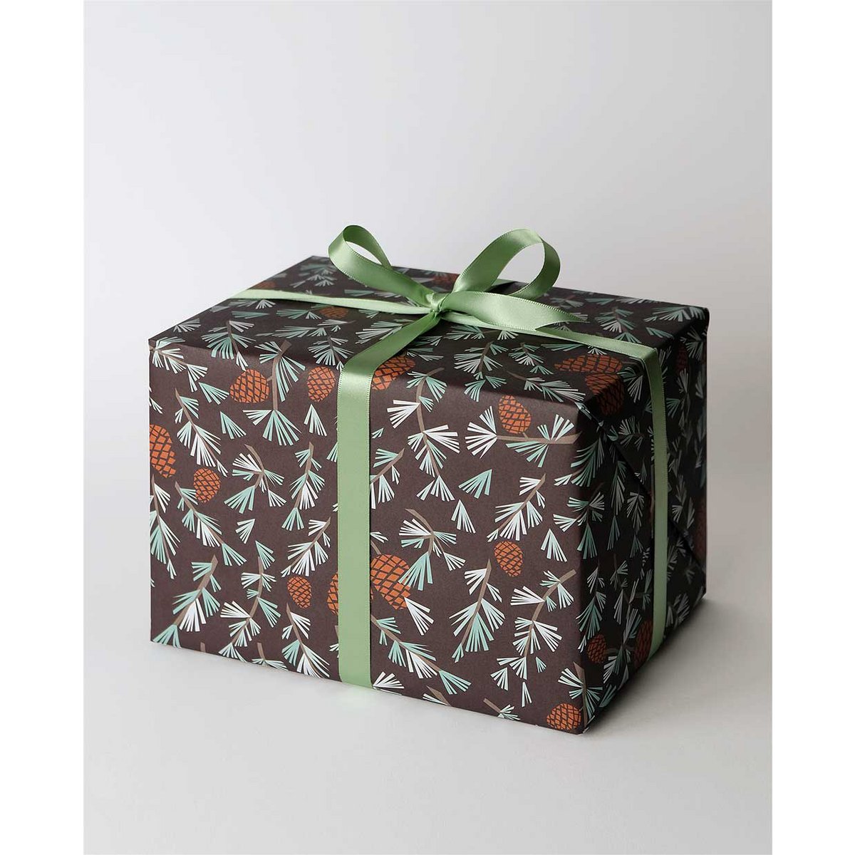 Dennenappel cadeaupapier