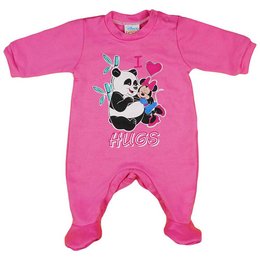 Disney Minnie Mouse Girls Pink Pyjamassæt