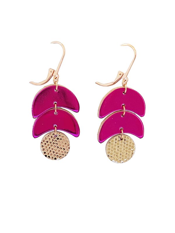 CALDER Fuchsia earrings