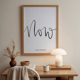 Poster: Now is all we have