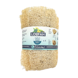 Bionedbrydelig loofah - rabat bundt 4x kropsskrubrolle