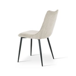 Chaise de salle à manger Giselle [lot de 2] [tissu lin]