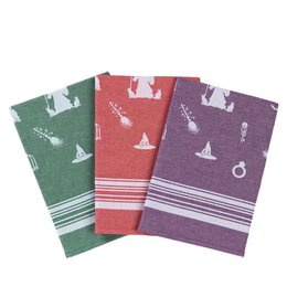 Küchenhandtuch Magic Lila Rot Grün Baumwolle (3 Stück)