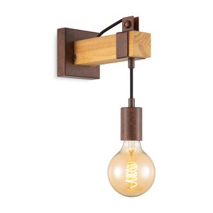 Home Sweet Home Vintage Wall Lamp Denton | 10/20/23cm | Rust E27