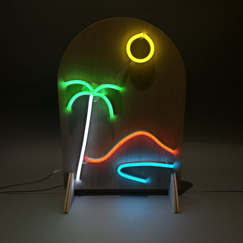 Montañas Neon Led