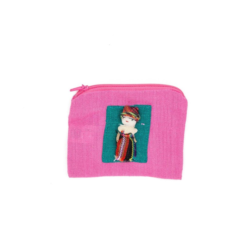 Worry Doll Etui/Portemonneetje Roze