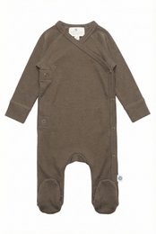 Uld playsuit / romper suit - Merino uld - Valnød