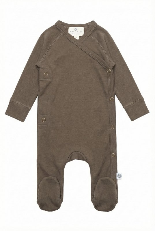 Uld playsuit / romper suit - Merino uld - Valnød