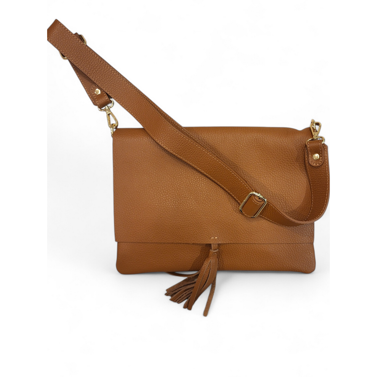 Sac cuir NIEUW LUNA Camel