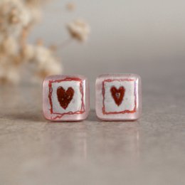 Cufflinks with pine tree design, a unique gift for men.