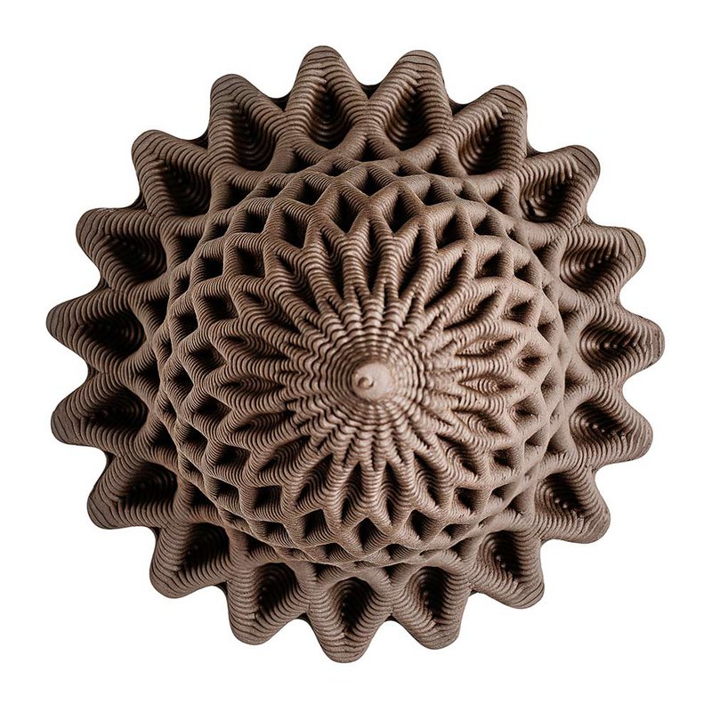 Plan B Positivo sort - den 3D-printede selvvandende terracotta potte.