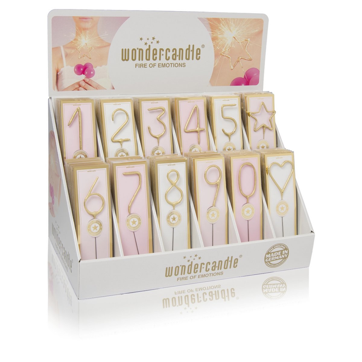 Goldstück gold classic Sortiment 144 Wondercandle® classic